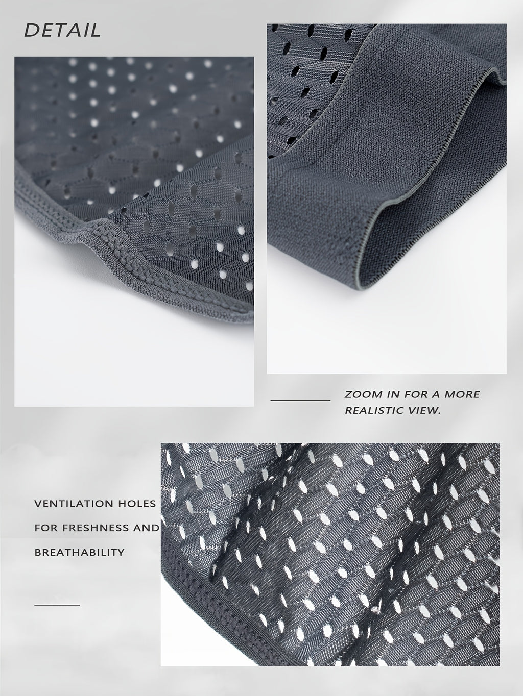 Slip sans couture respirant microfibre homme, uni