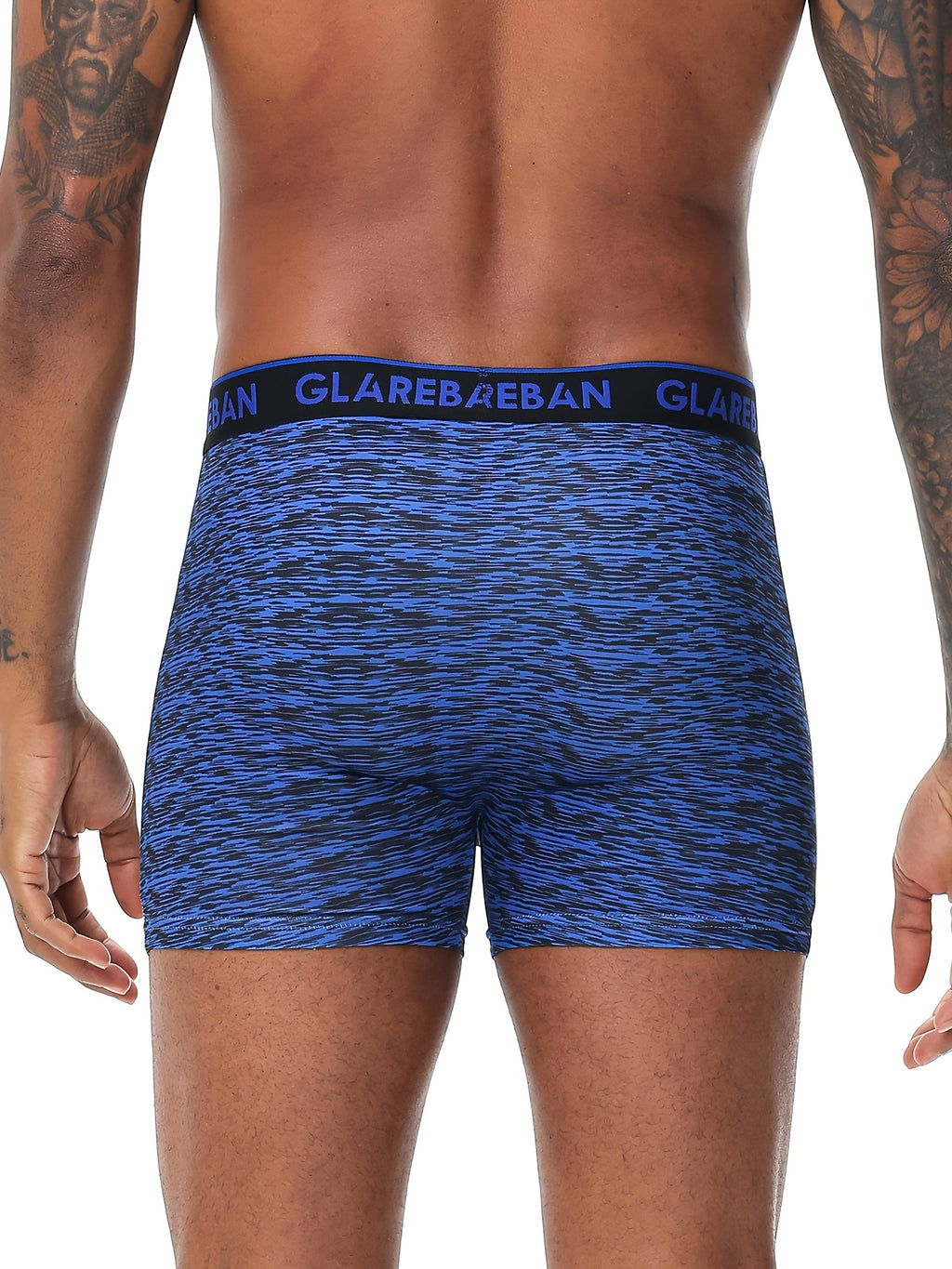 Boxer microfibre homme — lot de 10, imprimé, assortiment S