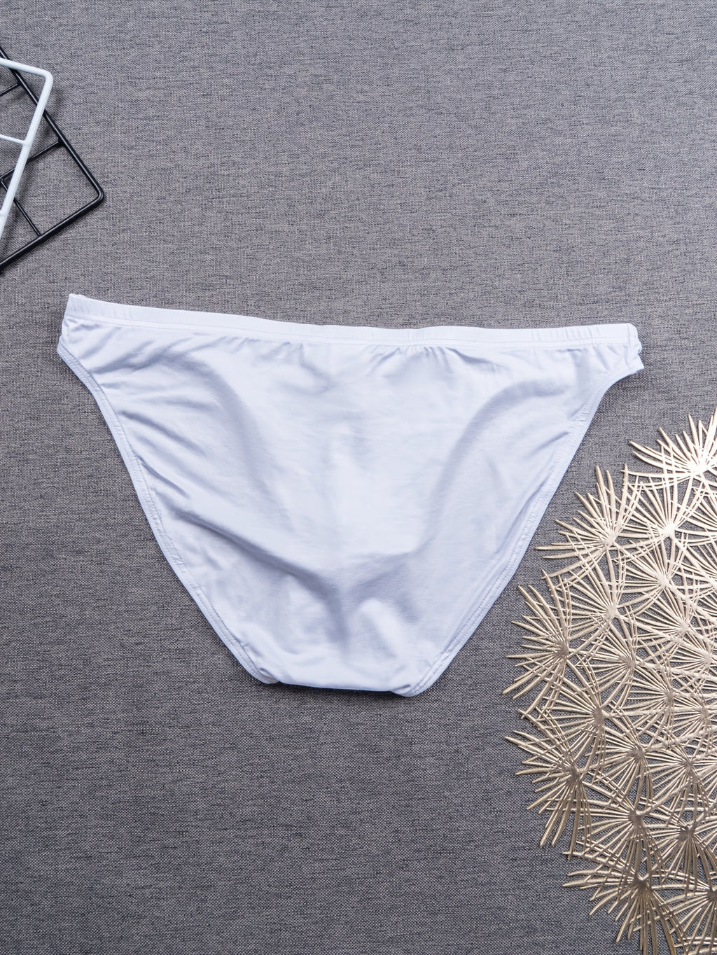Slip respirant bambou homme — lot de 10, noir