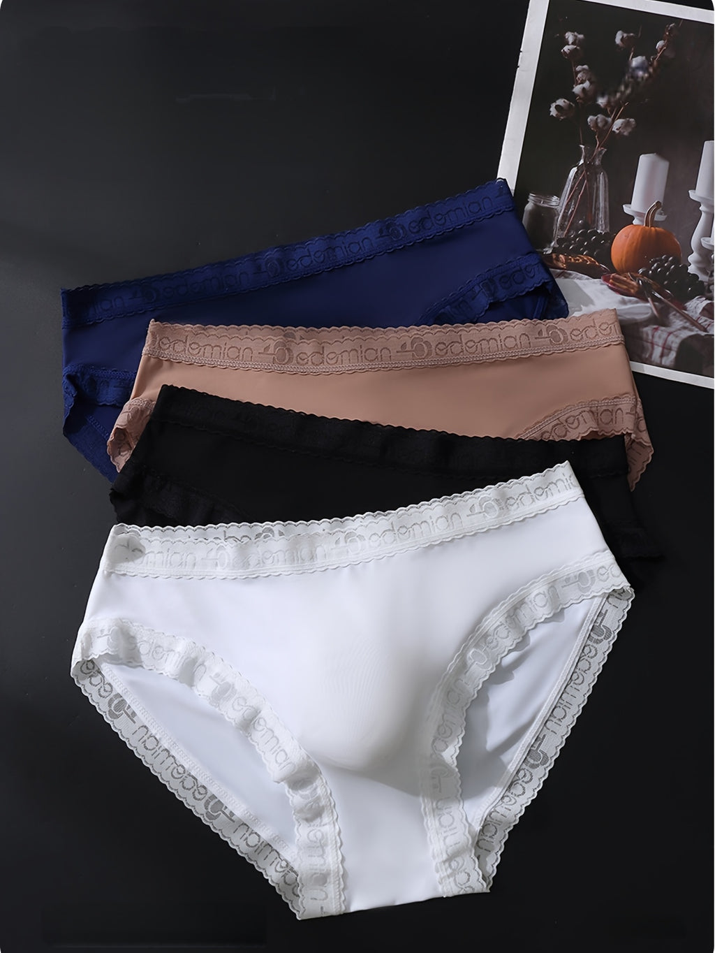 Slip sans couture respirant microfibre homme — lot de 6, uni