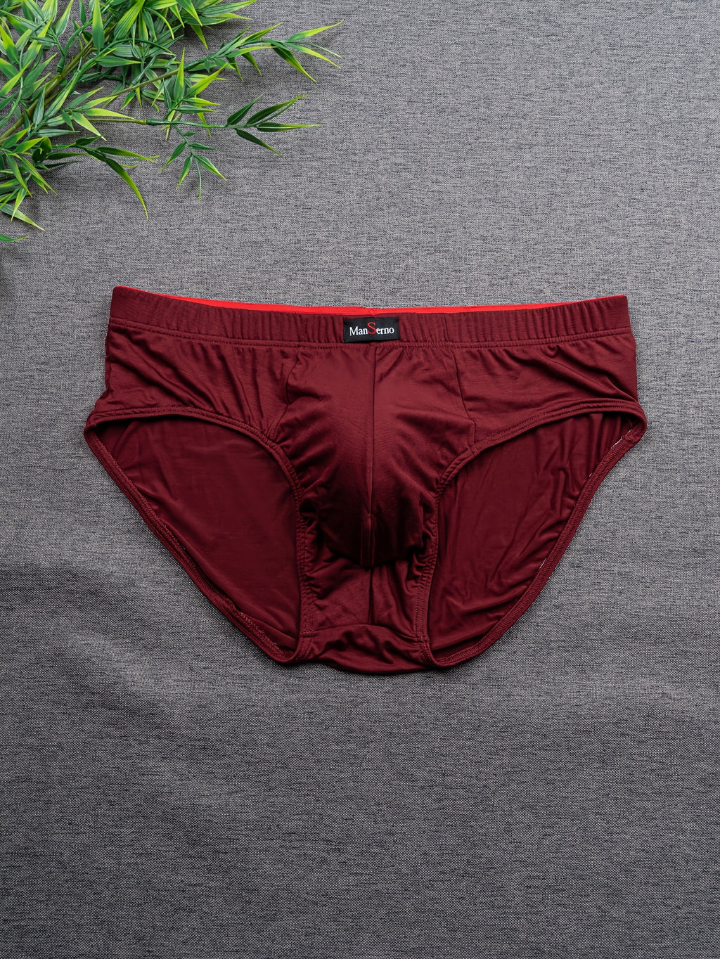 Slip respirant bambou homme — lot de 6, uni