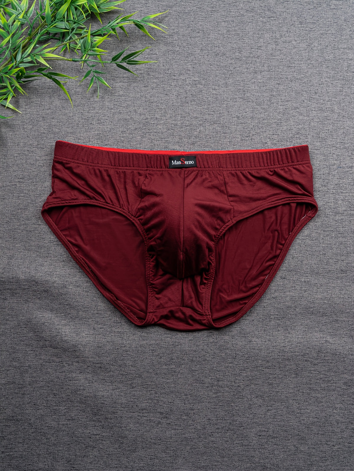 Slip respirant bambou homme — lot de 6, uni