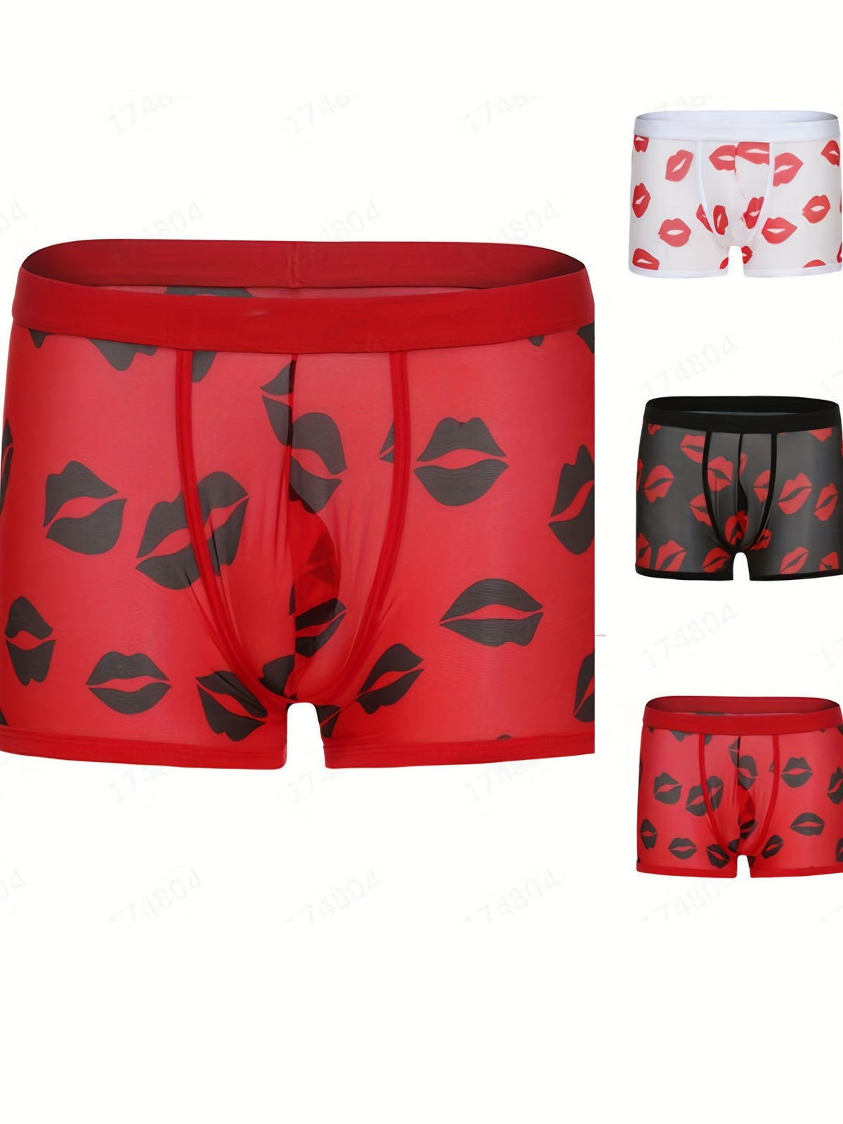 Boxer de sport séchage rapide microfibre homme — lot de 3, imprimé