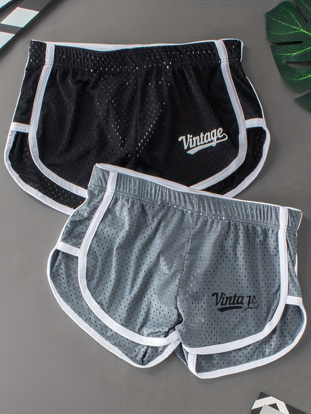 Boxer large respirant microfibre homme — lot de 2, uni