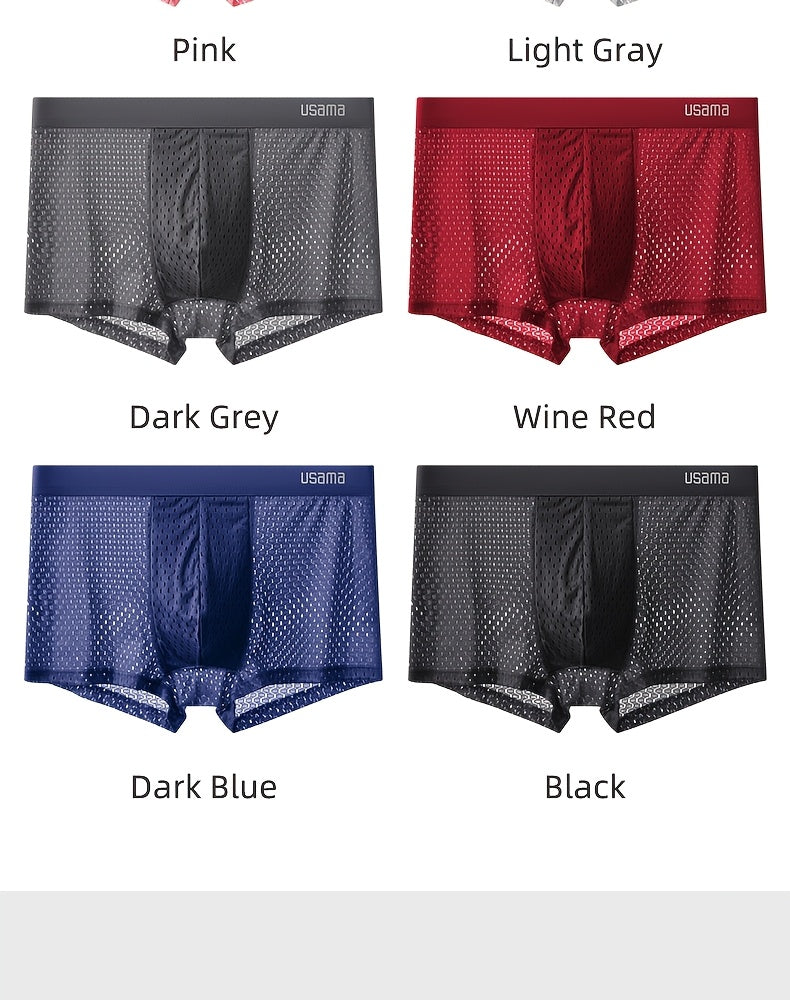 Slip respirant microfibre homme — lot de 6, uni