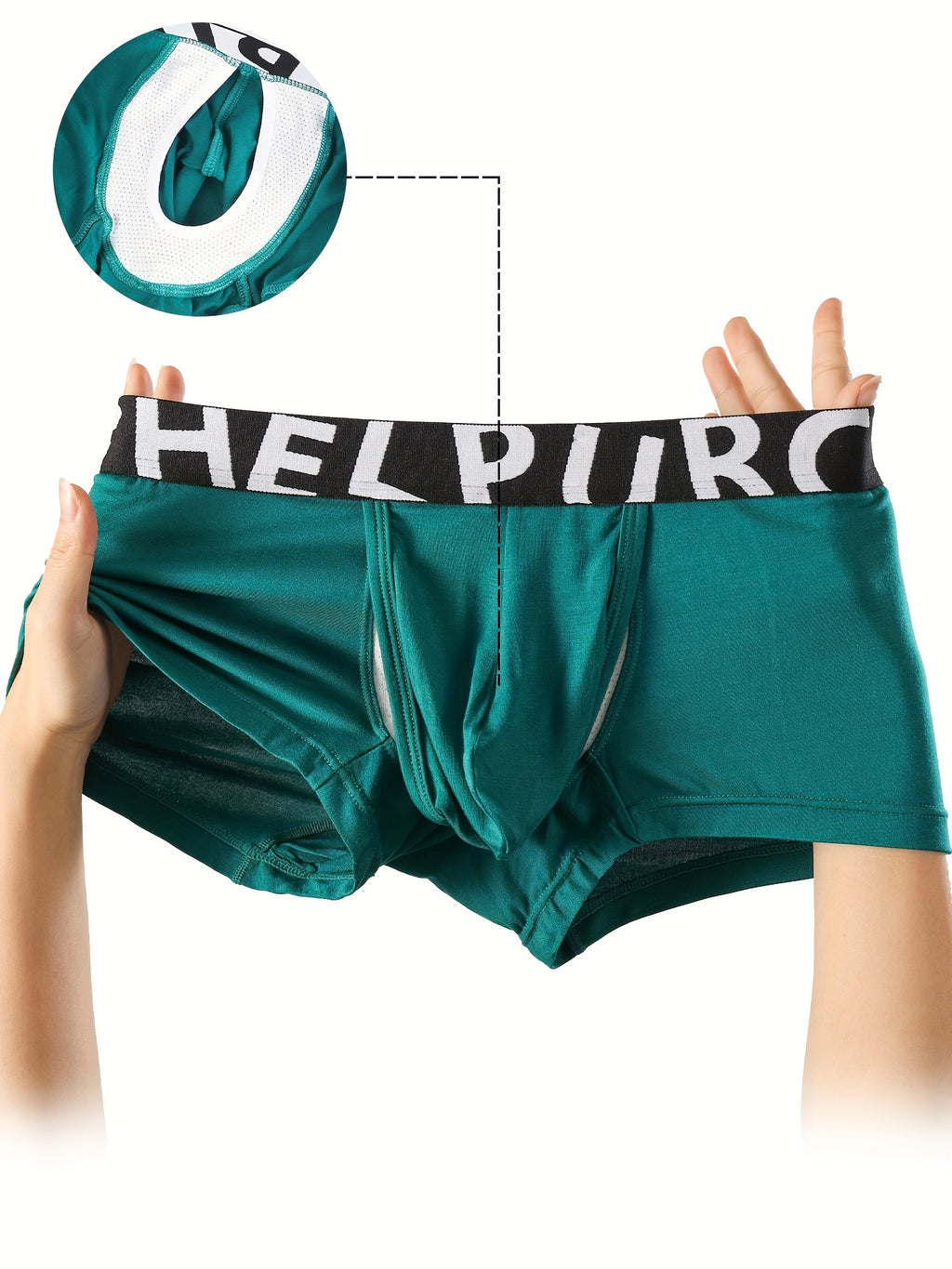 Boxer de sport respirant bambou homme, 5 coloris