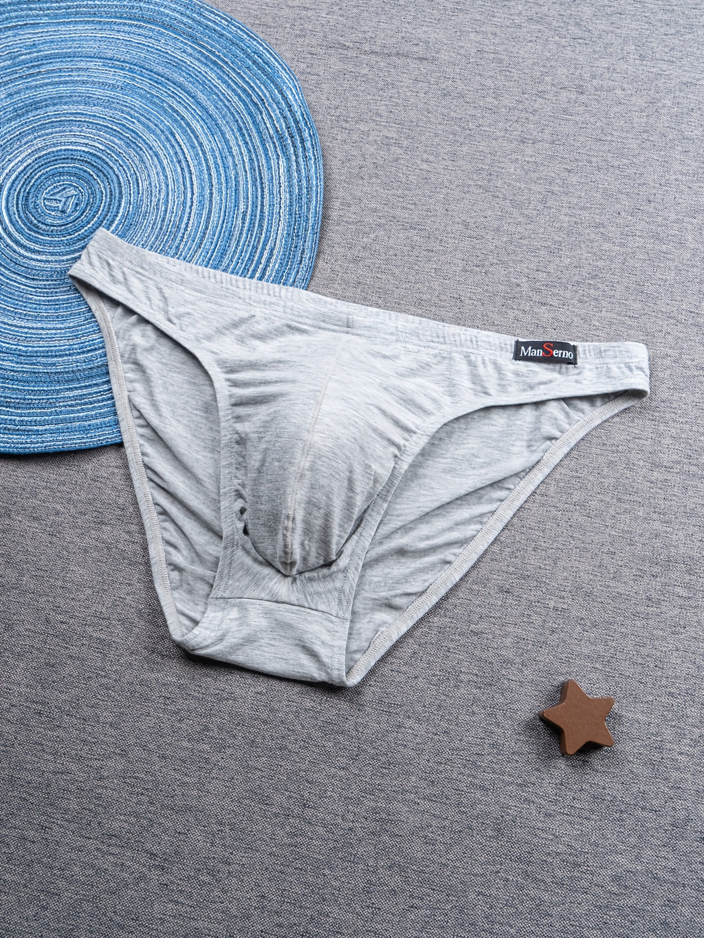 Slip moulant respirant modal homme — lot de 8, uni