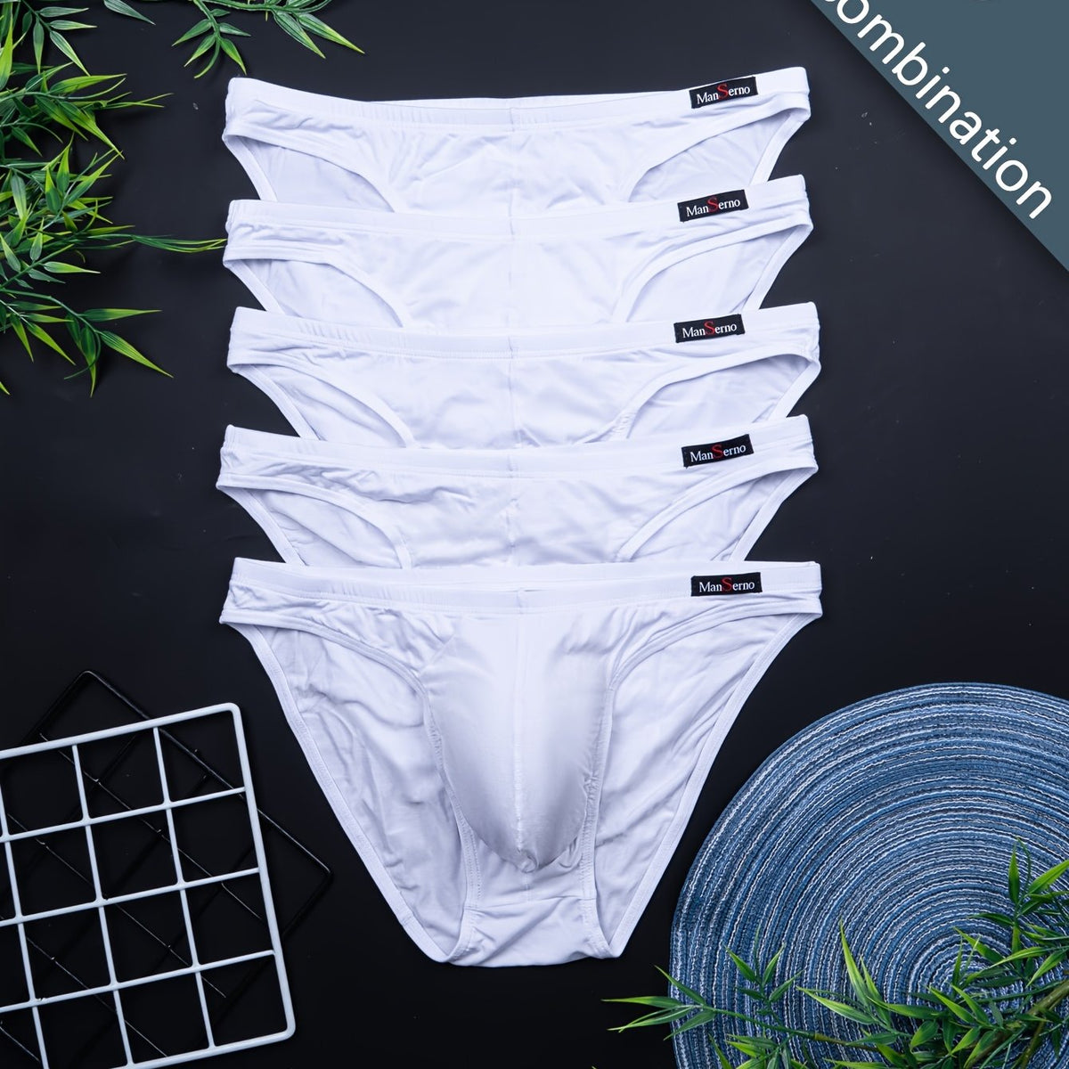 5PCS Blanc