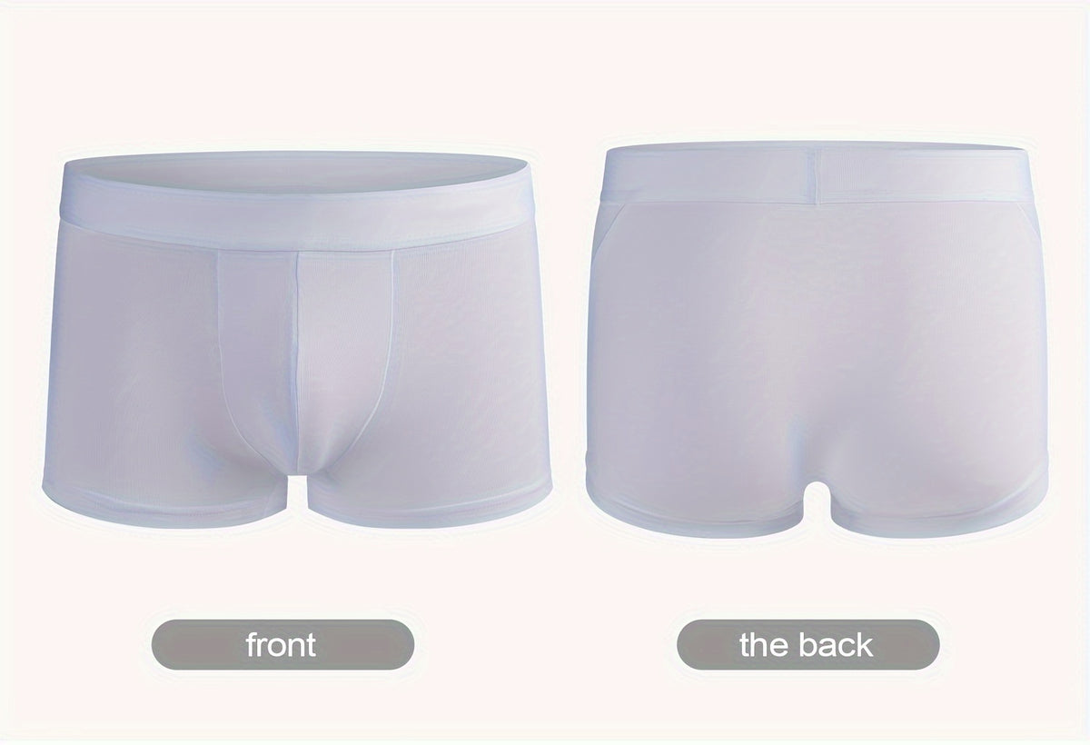 Boxer de sport respirant coton homme — lot de 5, uni, du S au XL