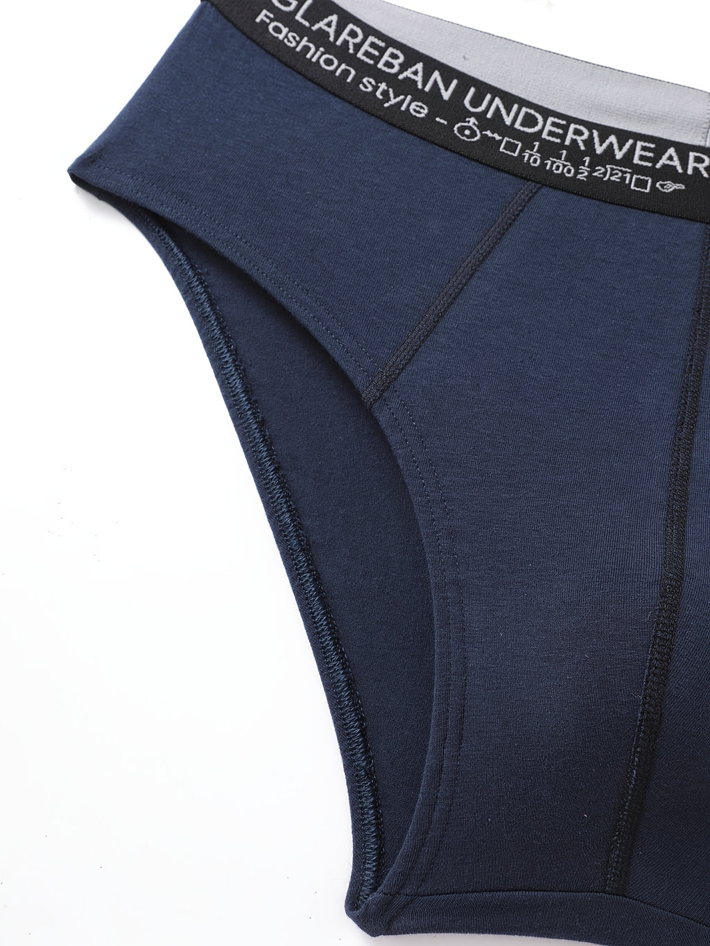 Slip coton homme — lot de 20, uni