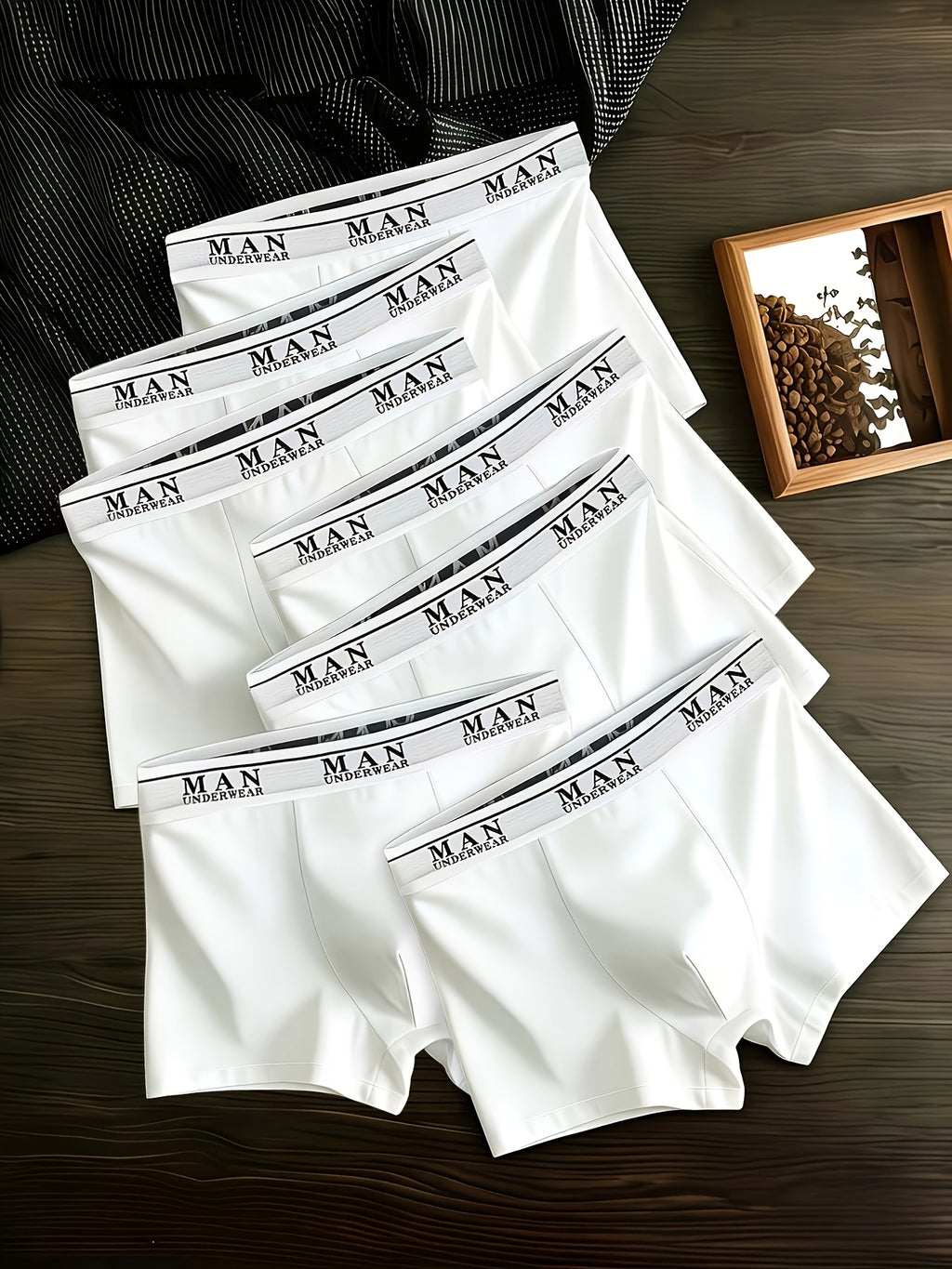 Boxer respirant microfibre homme — lot de 7, uni, du S au XXL