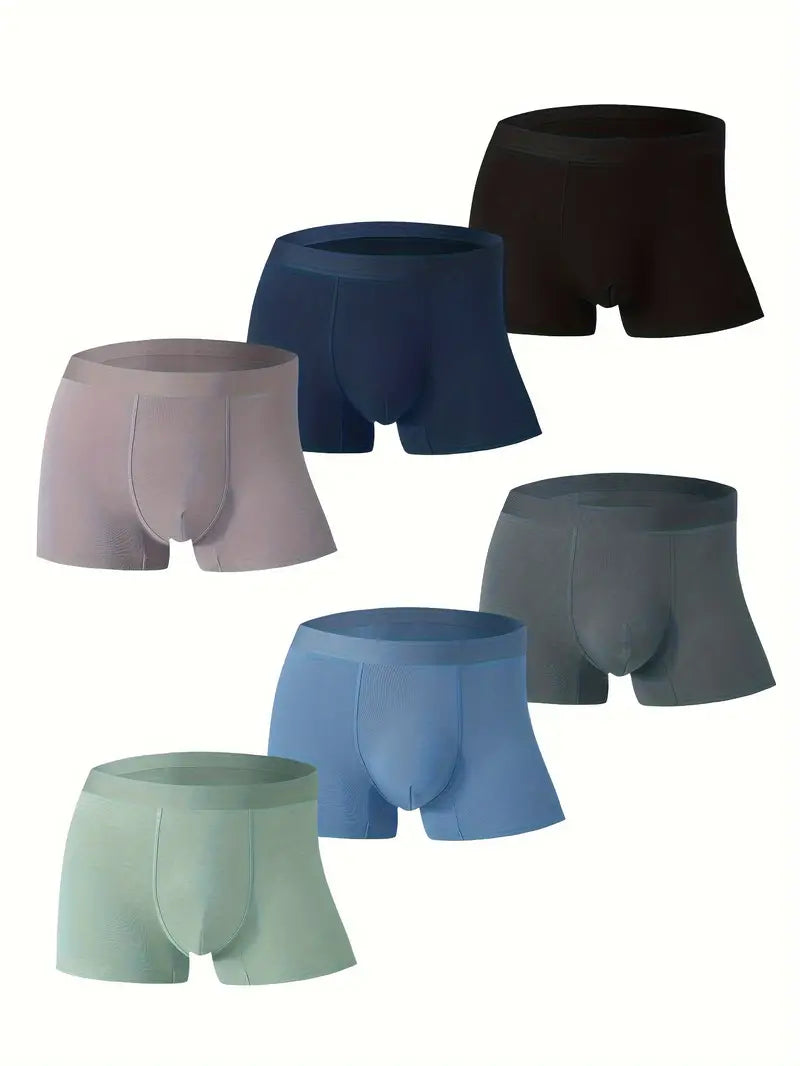 Boxer sans couture de sport homme — lot de 6, maille technique