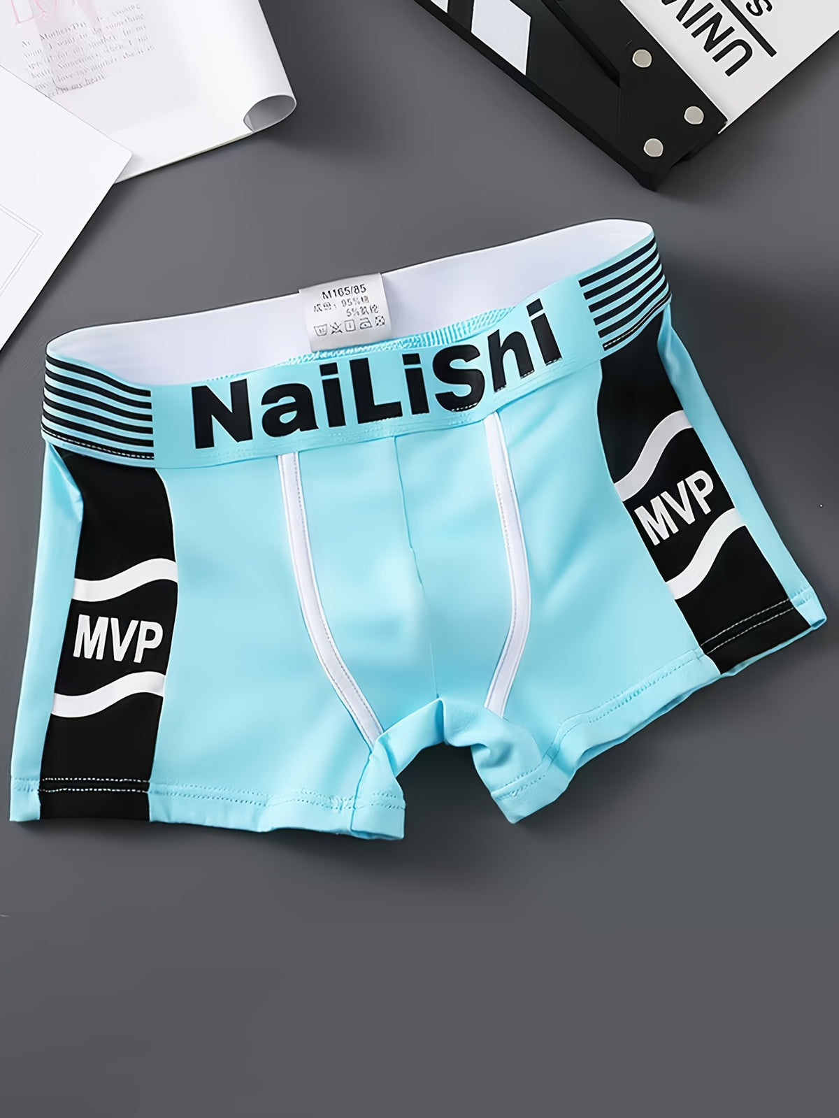Boxer de sport respirant coton homme — lot de 2, imprimé