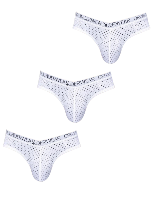 Slip doux respirant homme — lot de 3, maille technique