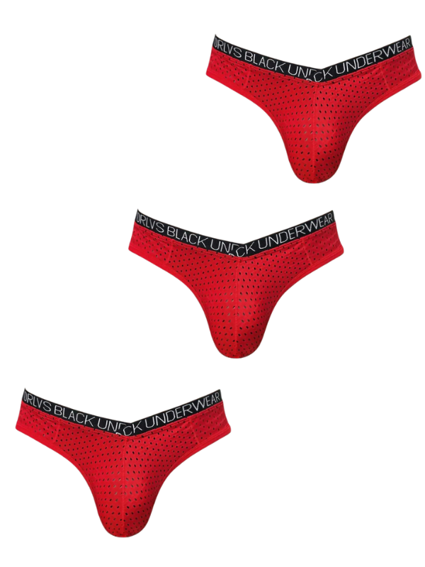Slip doux respirant homme — lot de 3, maille technique