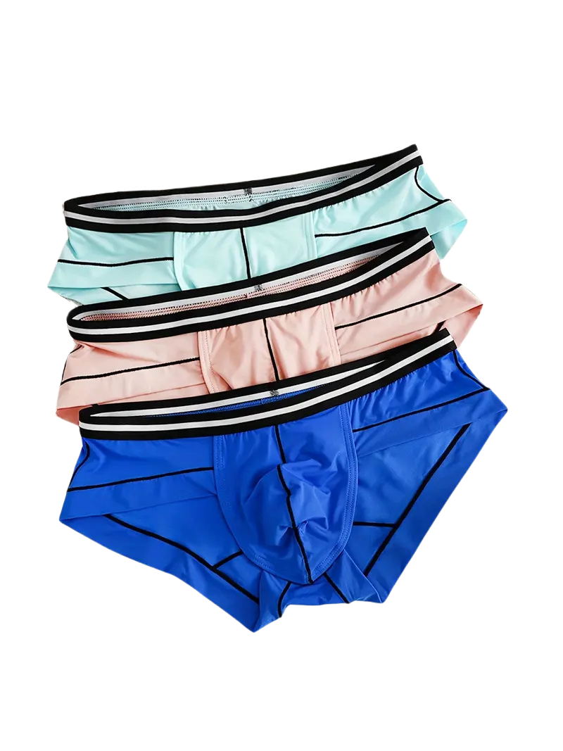 Slip respirant homme — lot de 3, maille technique
