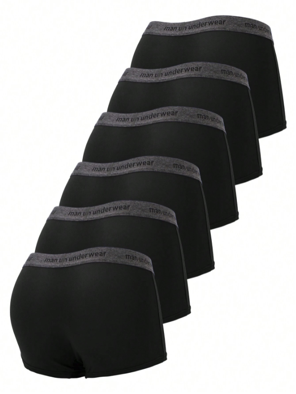 Boxer respirant de sport homme — lot de 6, maille technique