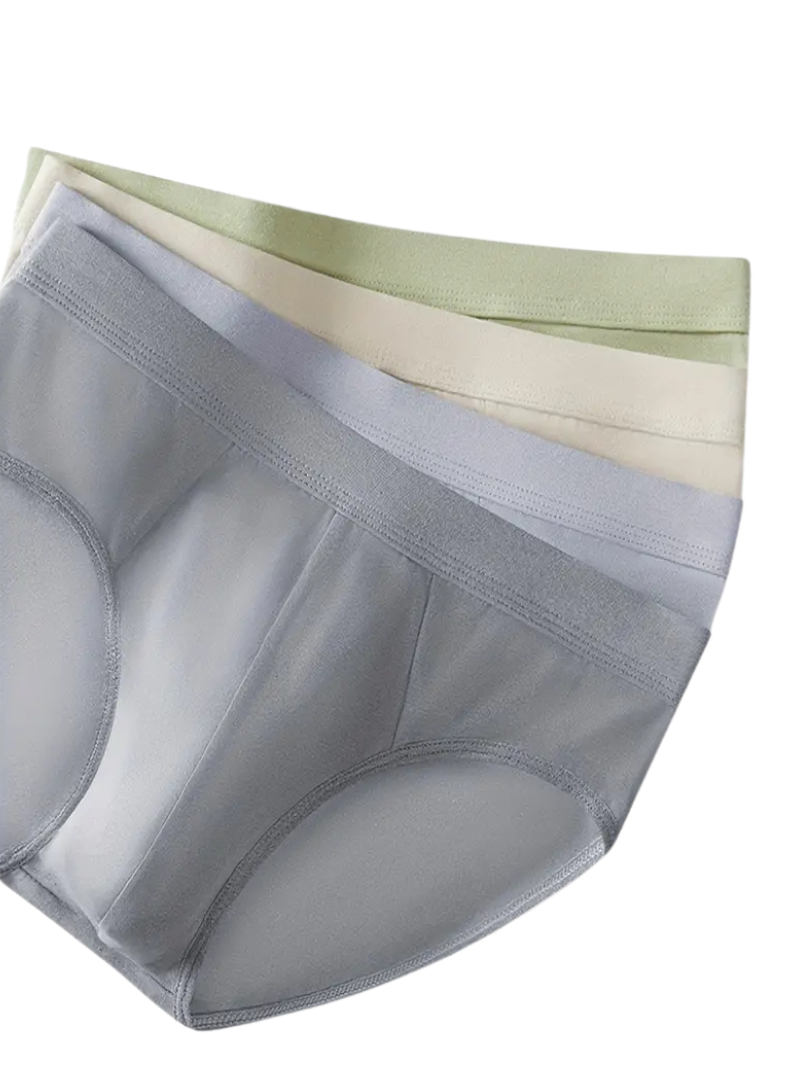 Slip respirant sans couture homme — lot de 4, maille technique