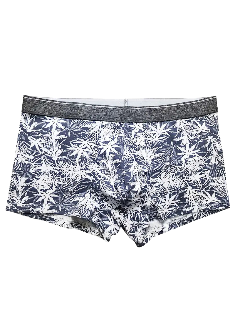 Boxer sexy respirant homme — lot de 4, coupe échancrée