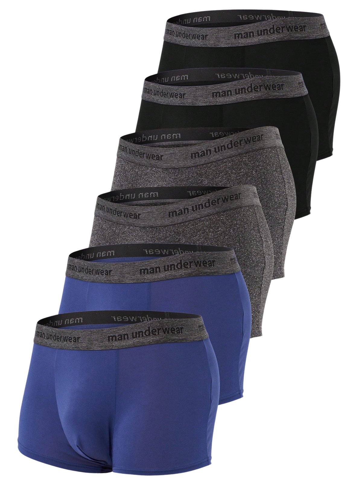 Boxer respirant de sport homme — lot de 6, maille technique