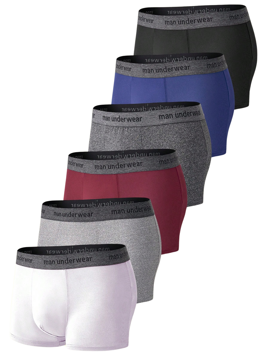 Boxer respirant de sport homme — lot de 6, maille technique