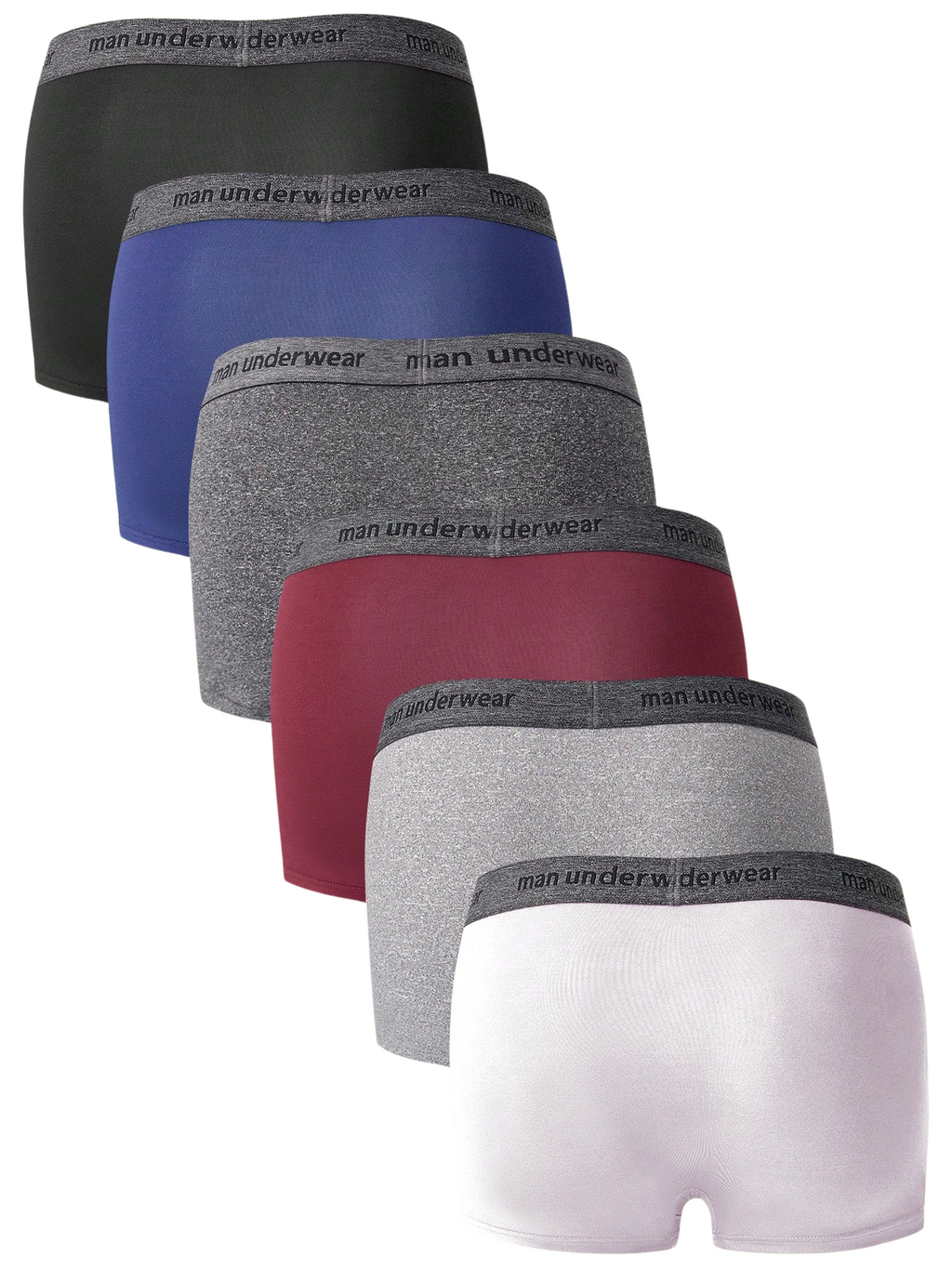 Boxer respirant de sport homme — lot de 6, maille technique
