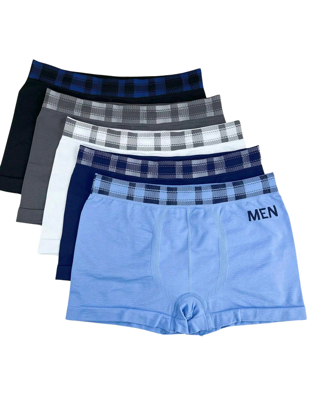 Boxer sans couture homme — lot de 5