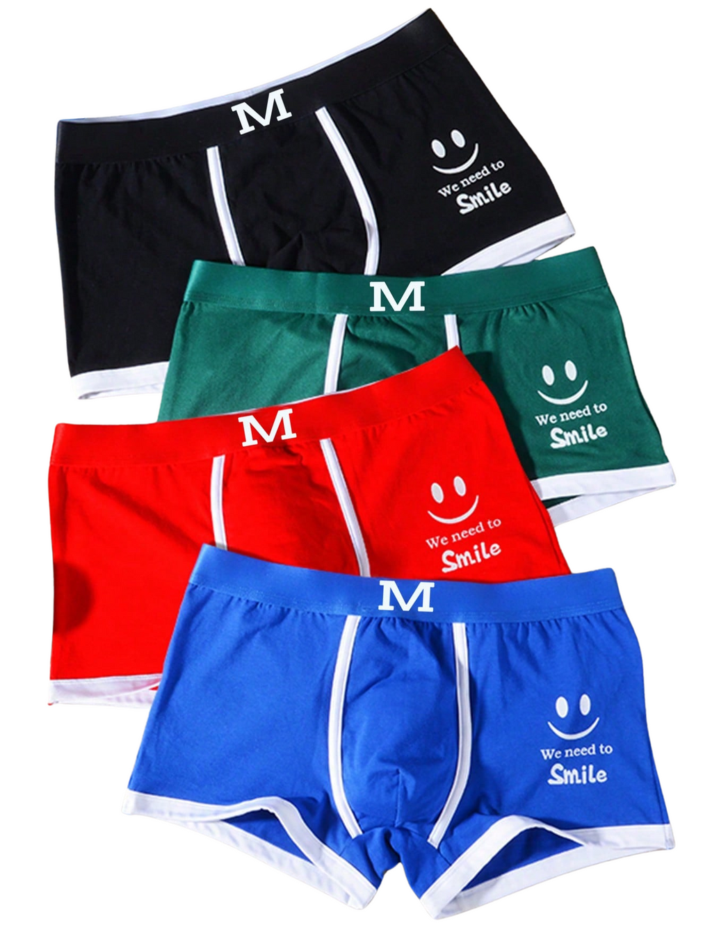 Boxer moulant homme — lot de 4