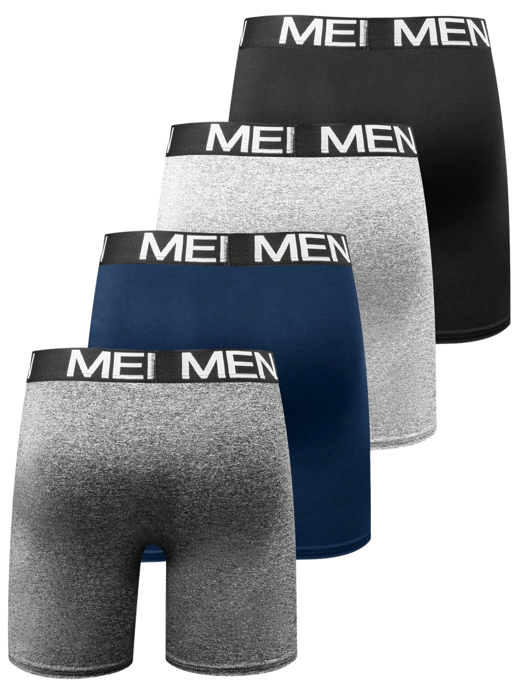 Boxer respirant de sport homme — lot de 4, maille technique, coupe courte