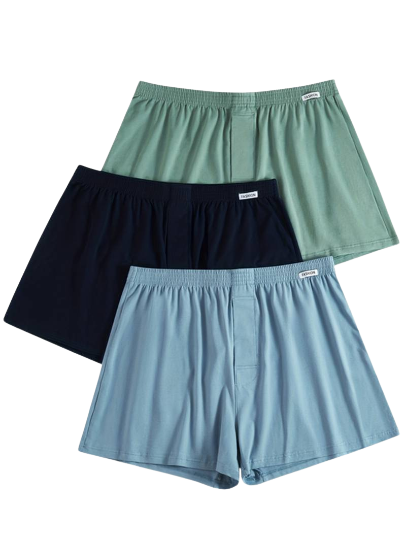 Boxer homme — lot de 3, coupe courte