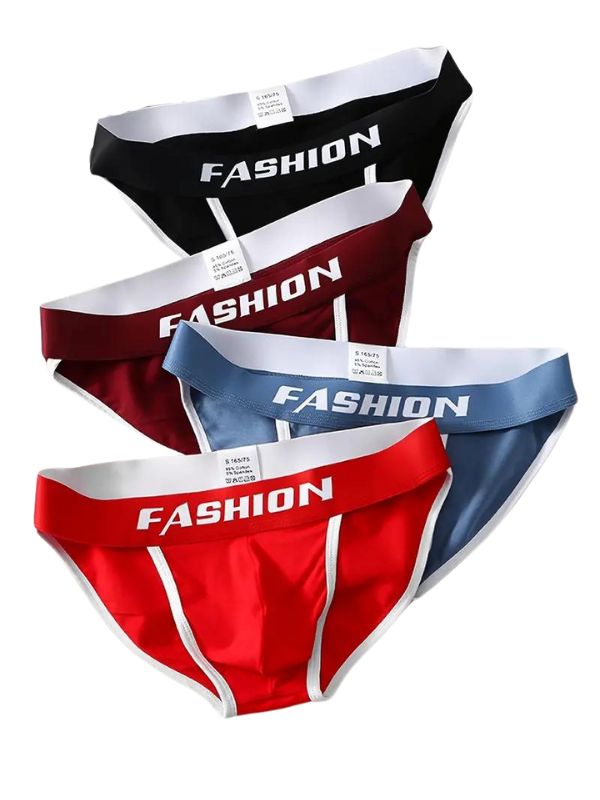 Slip respirant homme — lot de 4, maille technique
