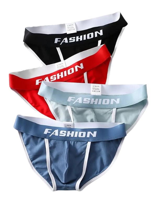Slip respirant homme — lot de 4, maille technique