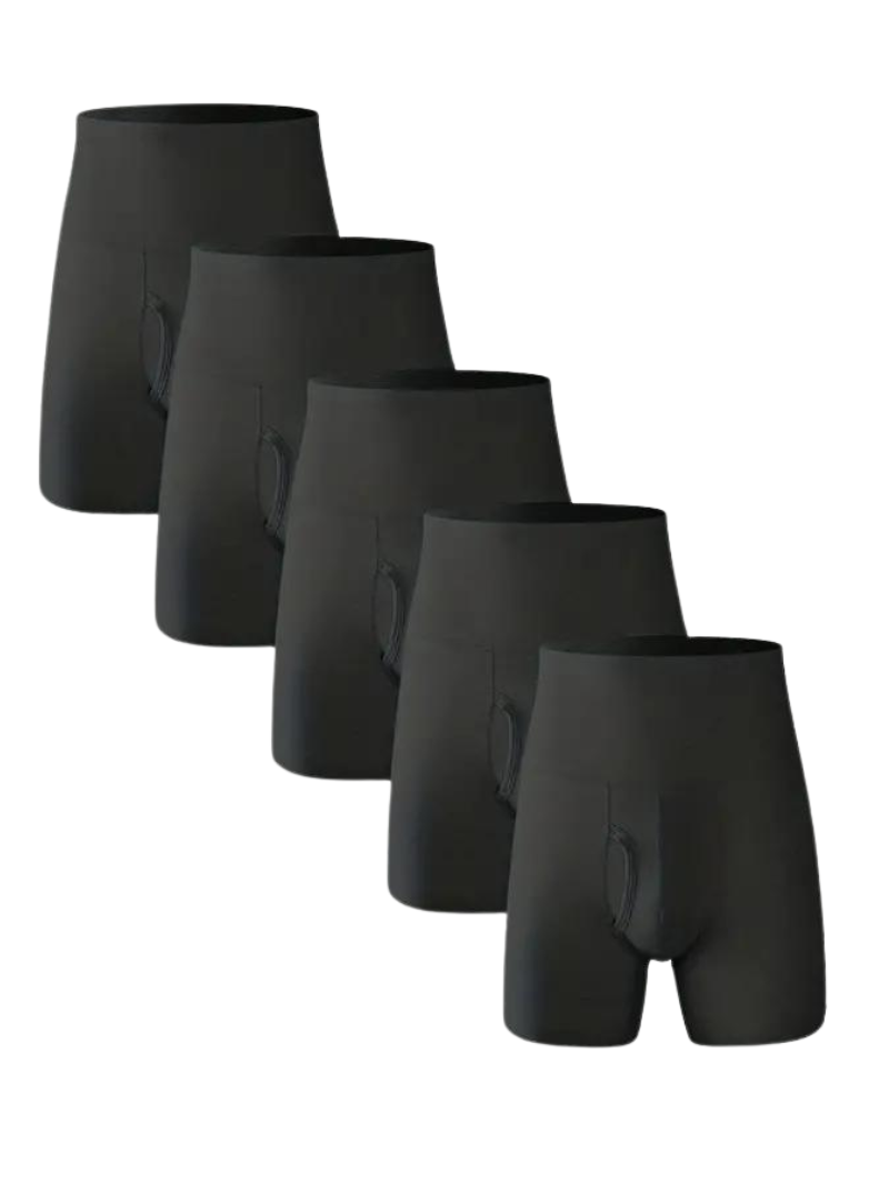 Boxer long homme — lot de 5