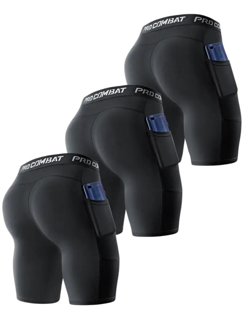 Boxer respirant de sport homme — lot de 3, maille technique