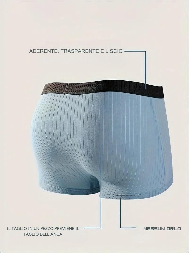 Boxer doux extensible homme — lot de 4