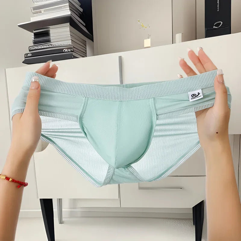 Boxer sans couture respirant soie homme — vue 7