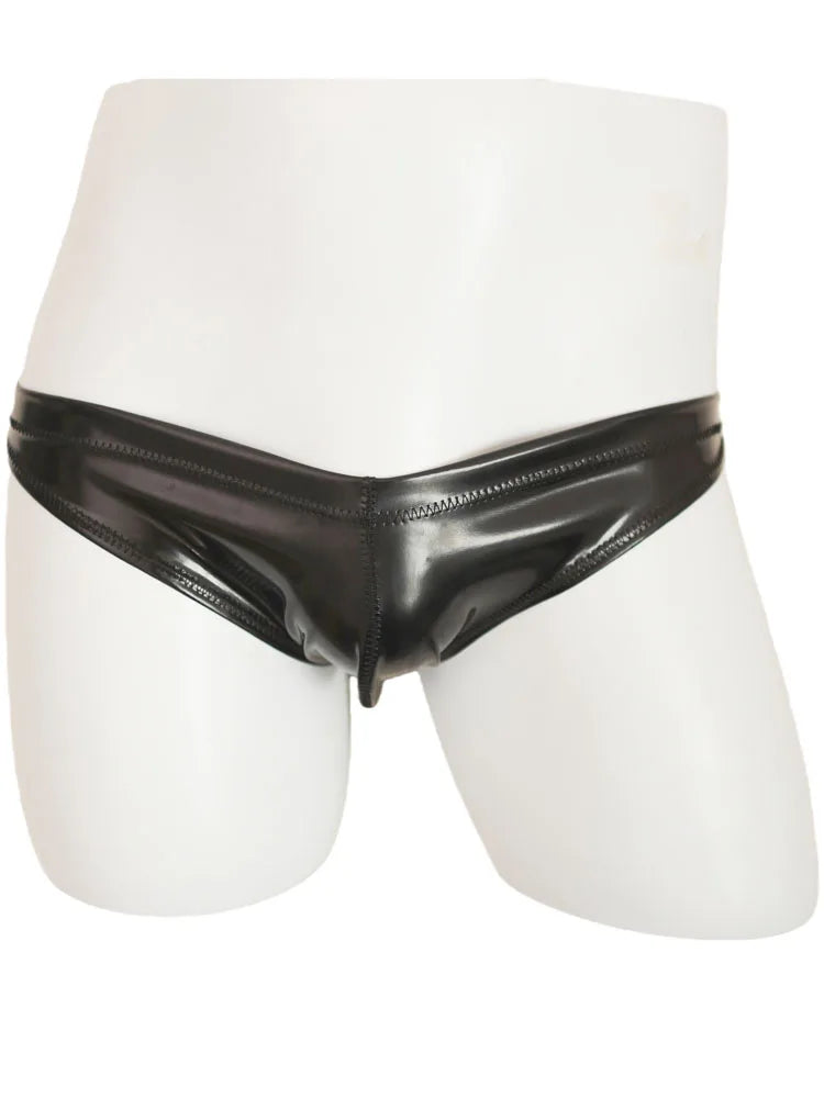 Slip à poche de maintien microfibre homme, noir — vue 7