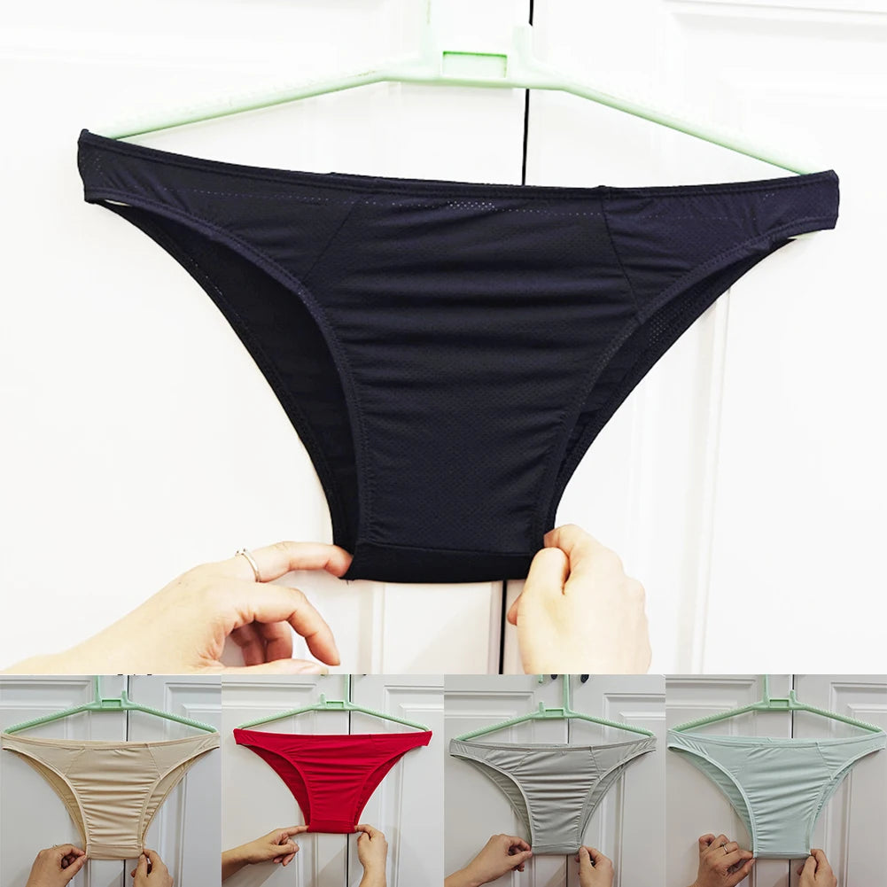 Slip soie homme, 5 coloris — vue 10