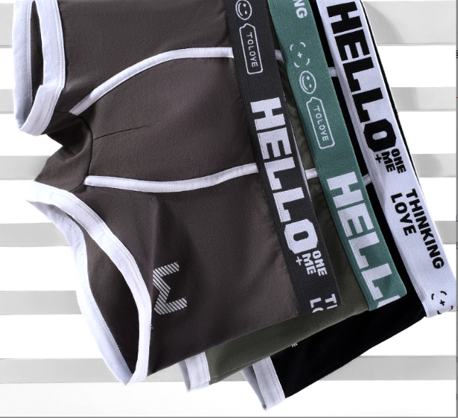 Boxer homme — lot de 10, assorti noir et vert