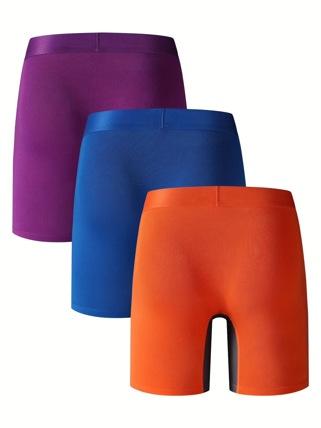 Boxer bambou homme — lot de 3, uni