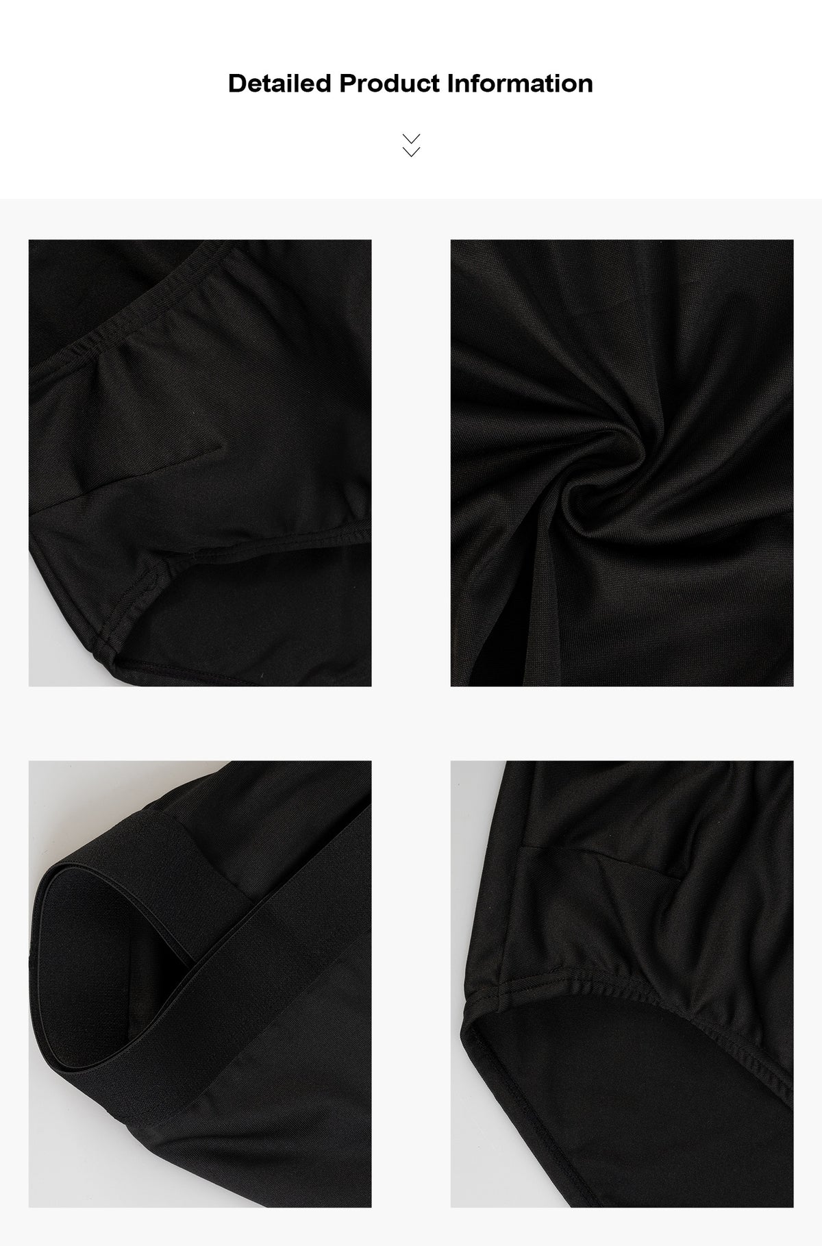 Slip grande taille d'intérieur microfibre homme — lot de 6, uni