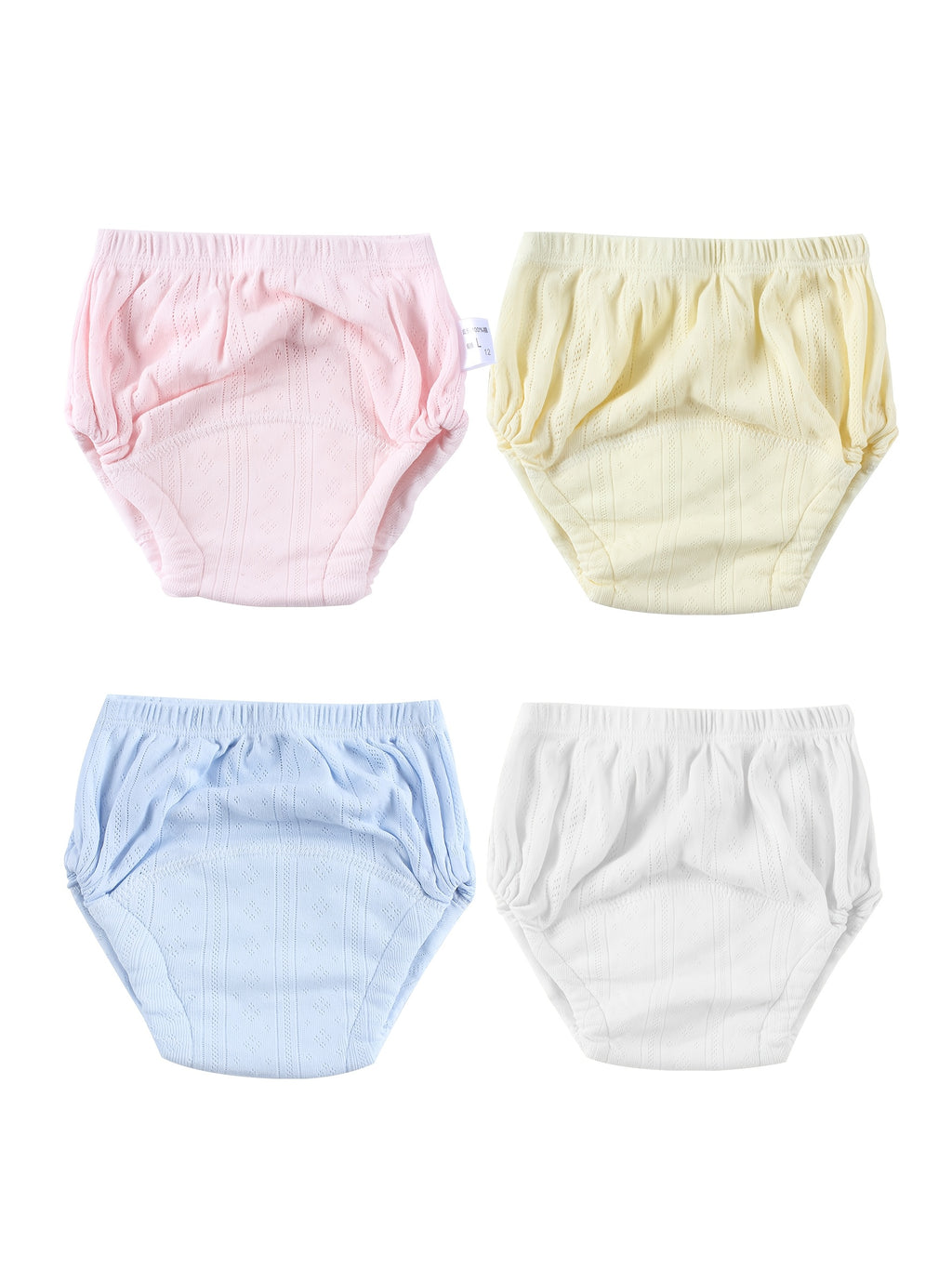 Slip de sport coton homme — lot de 4, gris rosé pâle