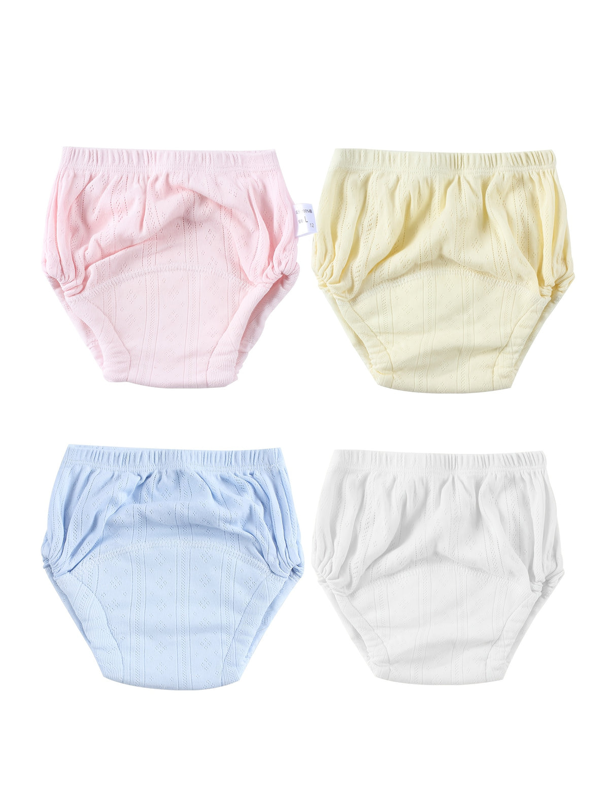 Slip de sport coton homme — lot de 4, gris rosé pâle