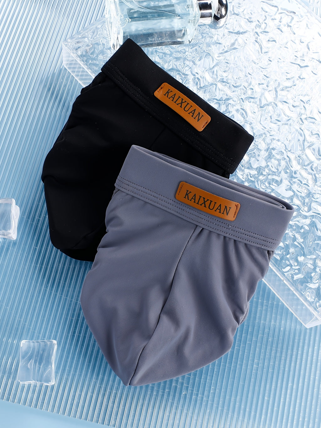 Boxer de sport séchage rapide microfibre homme — lot de 2, uni
