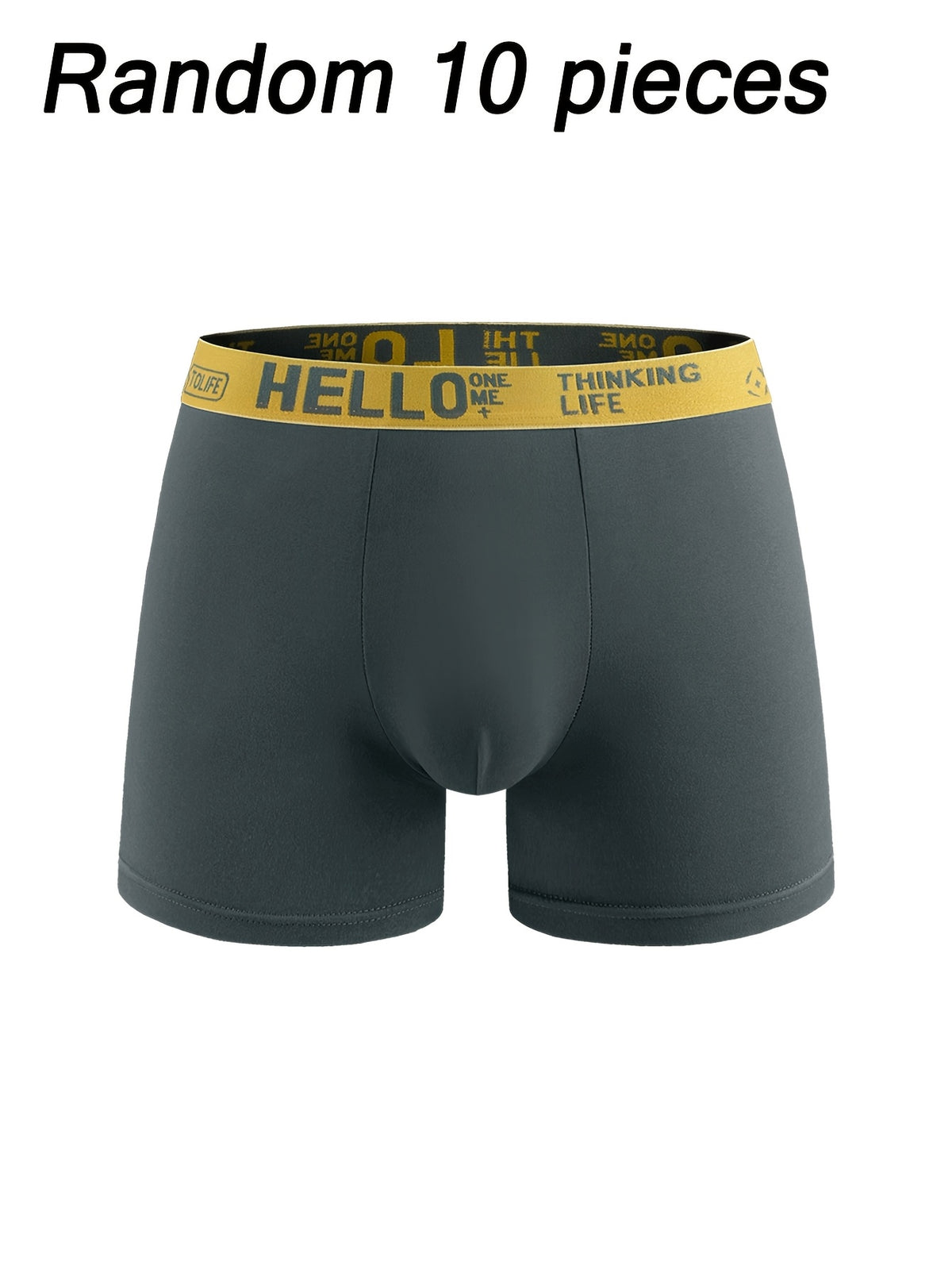 Boxer respirant modal homme — lot de 10, uni
