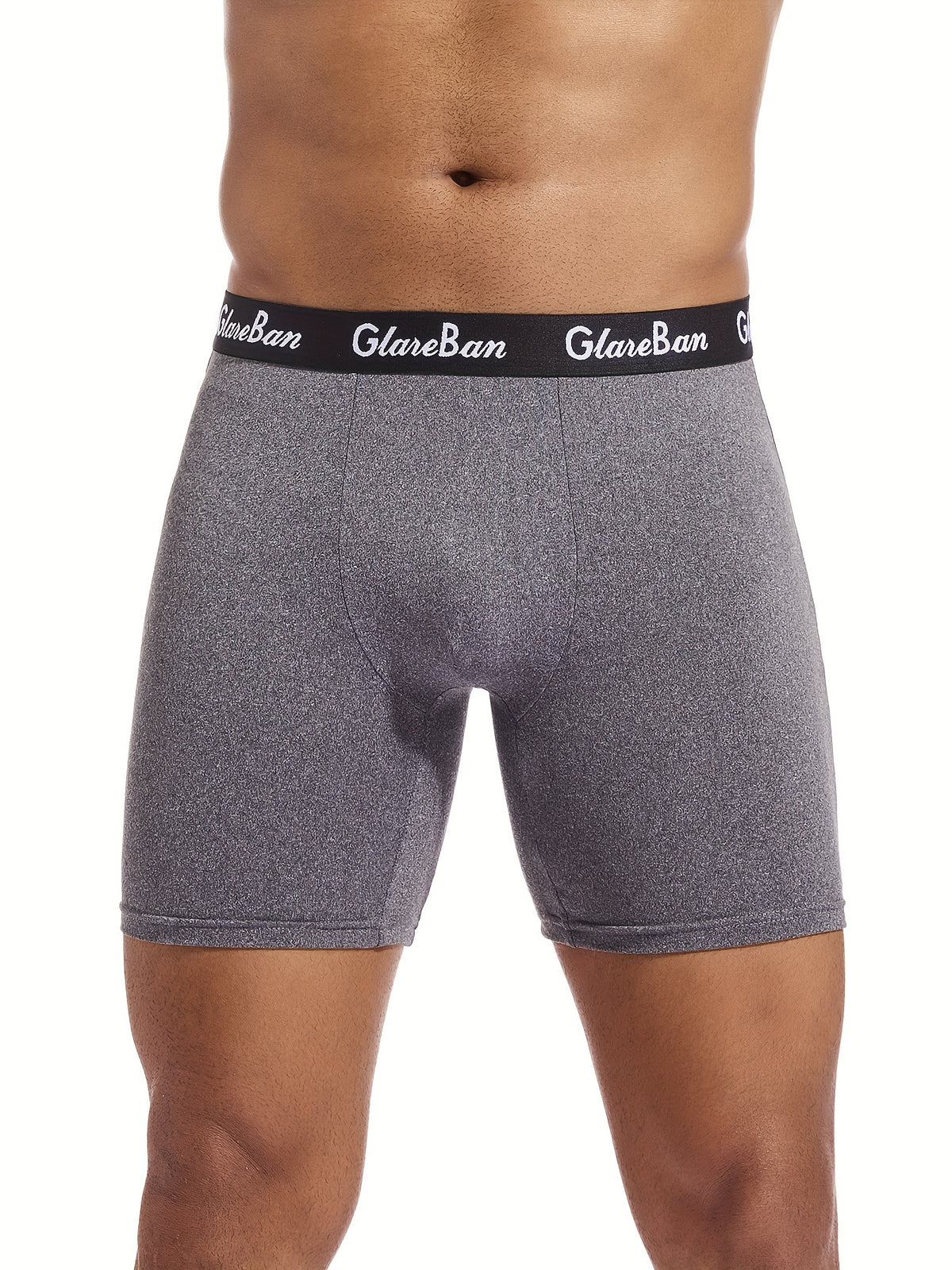 Boxer long microfibre homme — lot de 10, imprimé