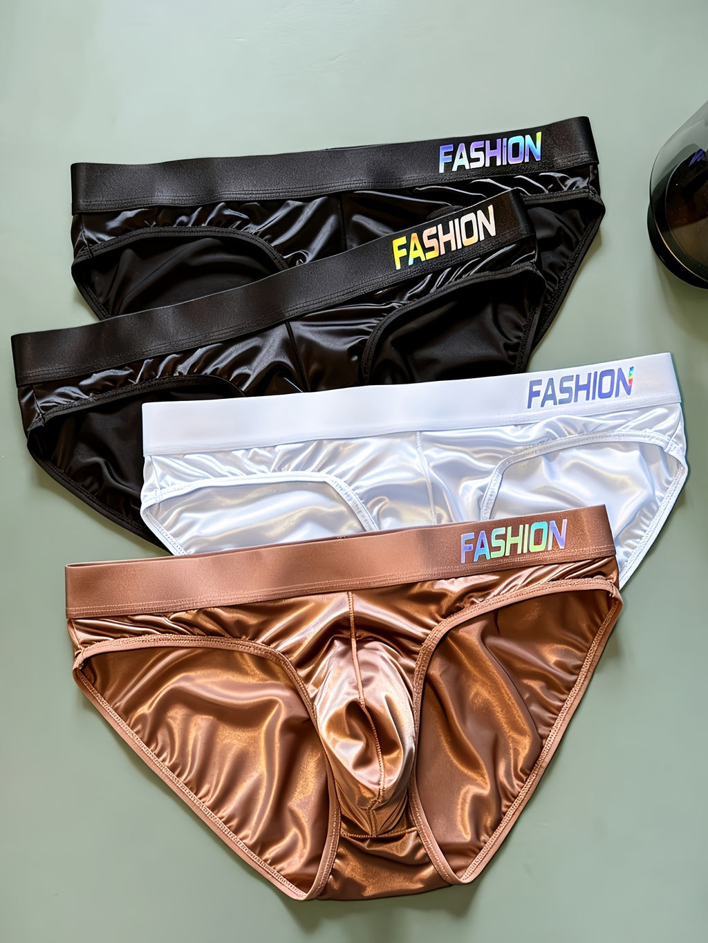 Slip sans couture respirant microfibre homme — lot de 5, imprimé