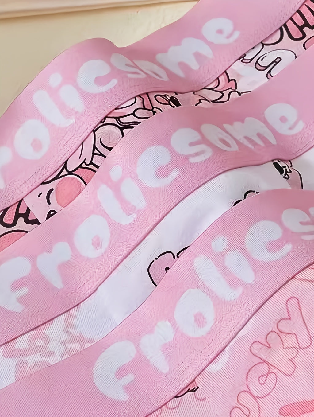 Boxer élégant coton homme — lot de 3, couleur rose rouge — vue 4