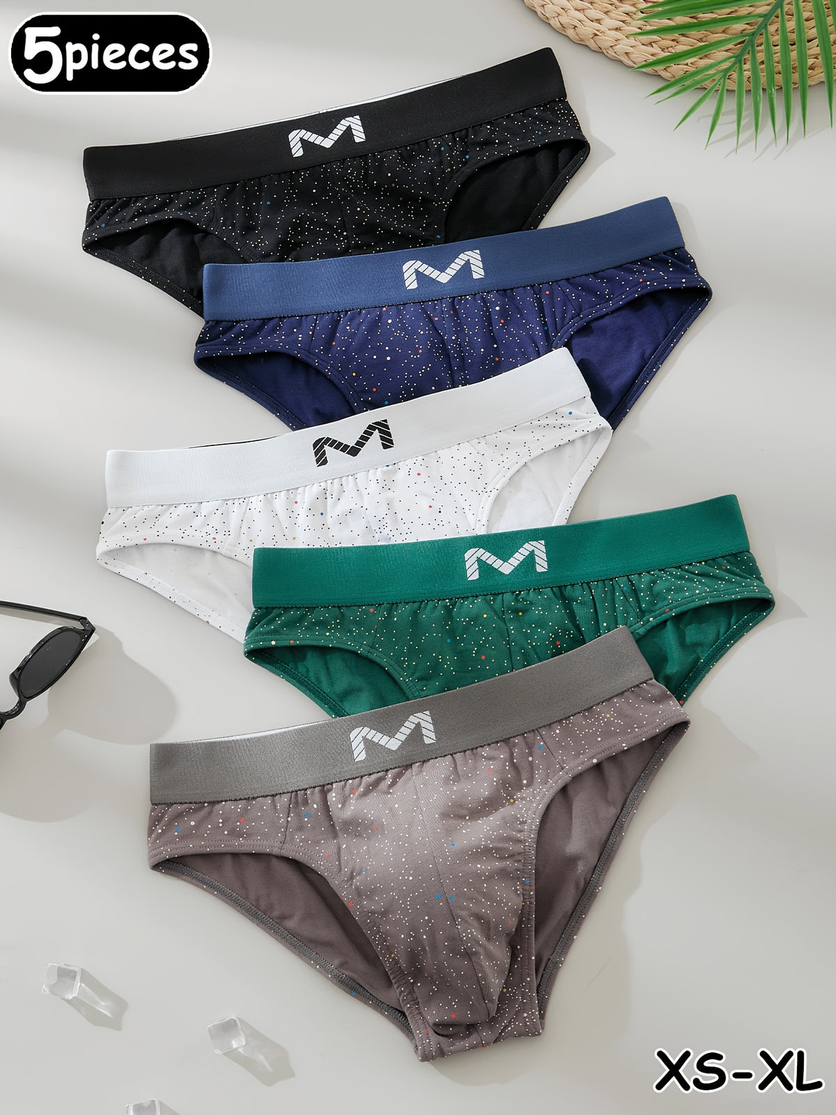 Slip coton homme — lot de 5