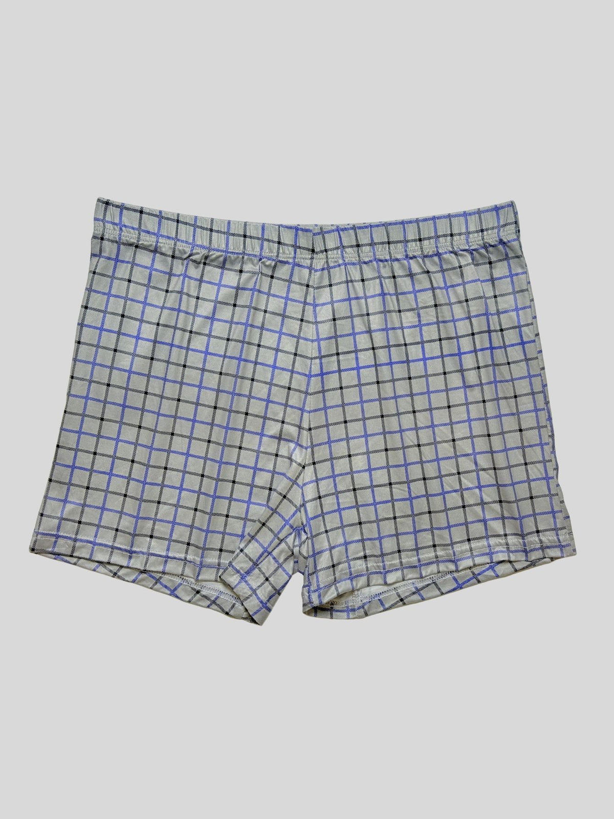 Boxer microfibre homme — lot de 6, à carreaux